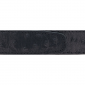 Ceinture cuir façon autruche noir 30 mm - Porto-fino argent