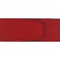 Ceinture cuir grainé rouge 40 mm - Porto-fino mate
