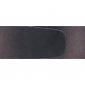 Ceinture cuir ceinturon noir 40 mm - Milano argent