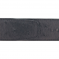 Ceinture cuir façon autruche noir 40 mm - Porto-fino or